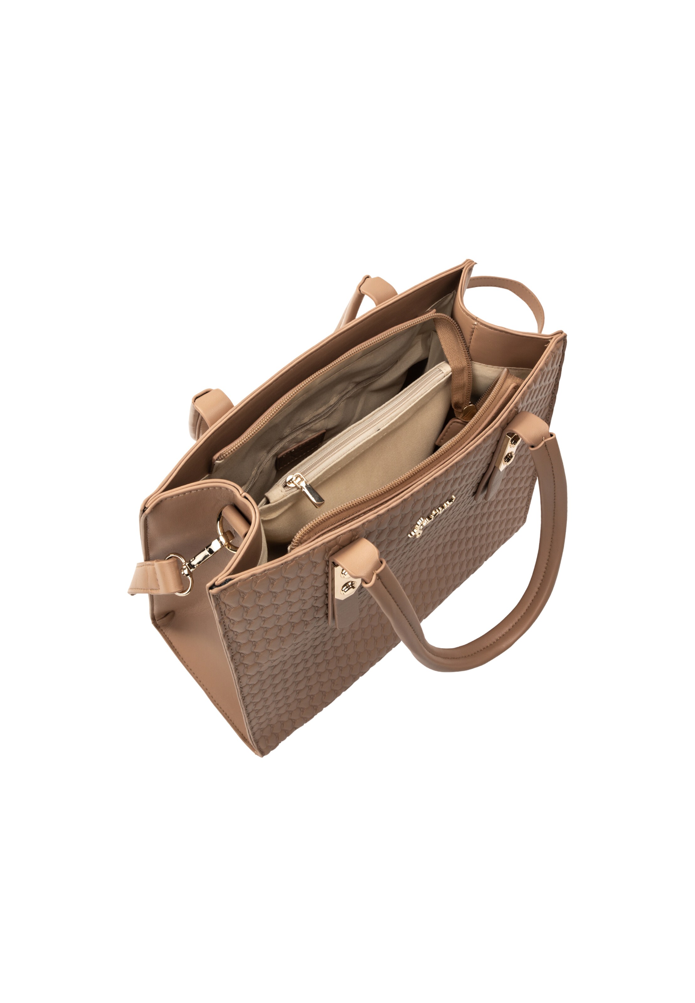 faina Schultertasche in Beige