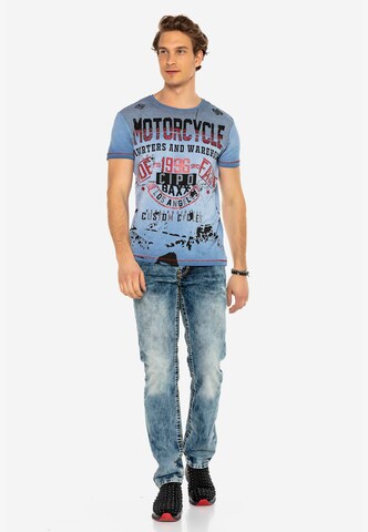 CIPO & BAXX Regular Jeans 'Titan' in Blauw