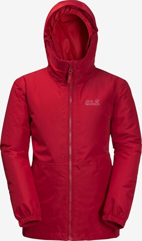 JACK WOLFSKIN Winter Jacket 'Argon Storm' in Red