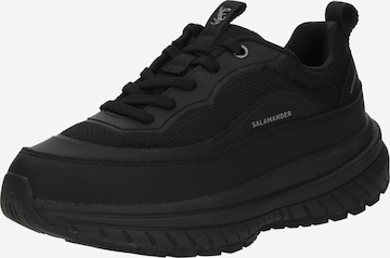 Baskets basses SALAMANDER en noir : devant