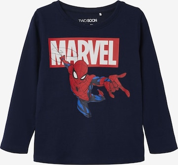 mėlyna TWO SOON Marškinėliai 'Spider-Man': priekis