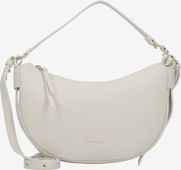 Borsa a spalla 'Easy' di Coccinelle in bianco: frontale