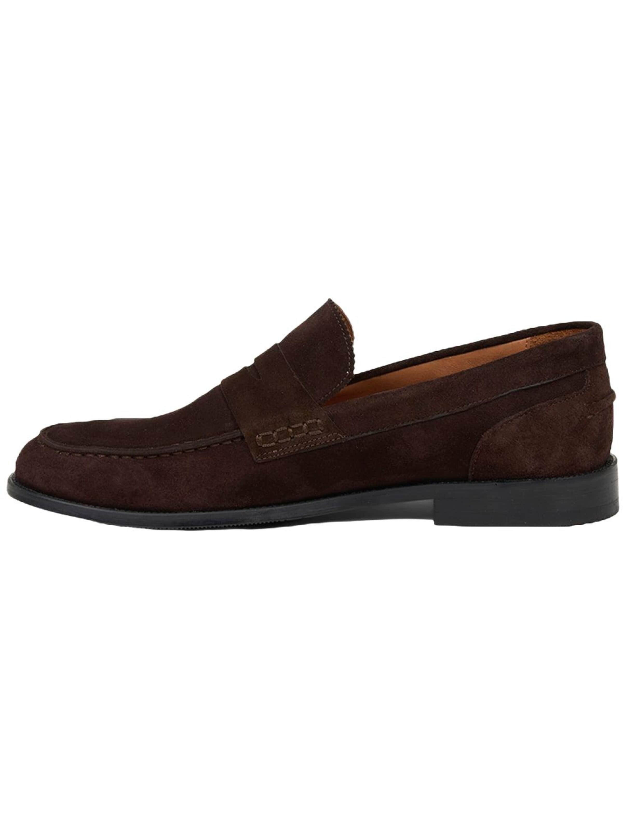 Desa Classic Flats 'Slipper' in Brown