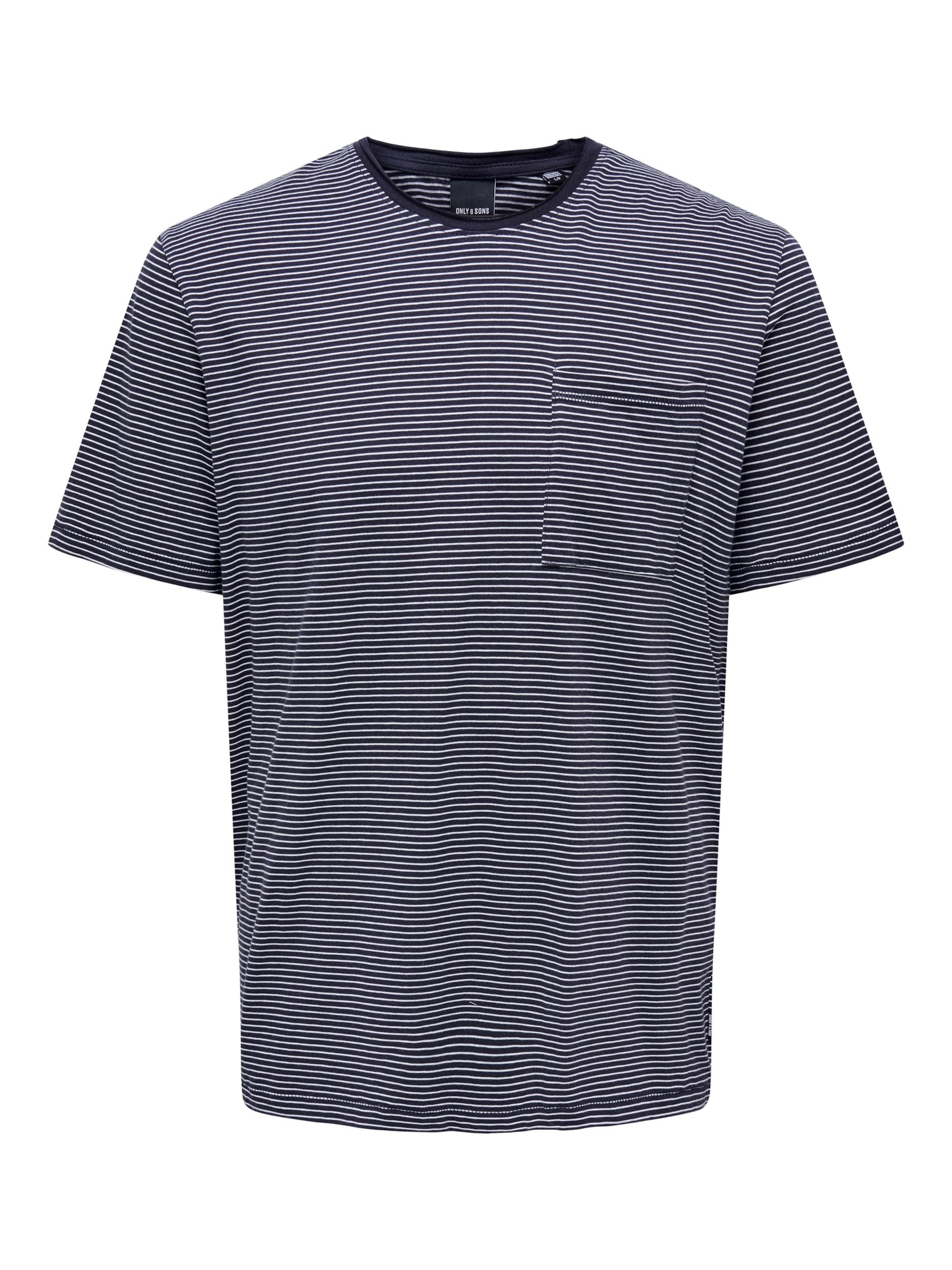 Only & Sons Shirt 'Bale' in Blue: front