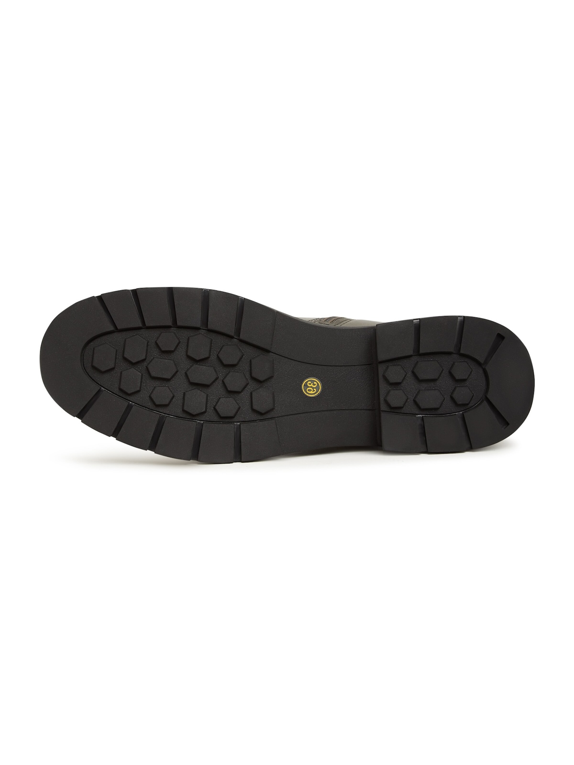 CESARE GASPARI Schnürstiefelette in Schwarz