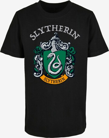 ABSOLUTE CULT Shirt 'Harry Potter - Slytherin Crest' in Black: front