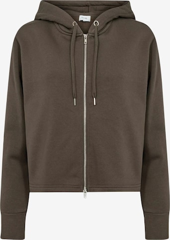 Levete Room Sweatvest 'Nuka' in Bruin: voorkant