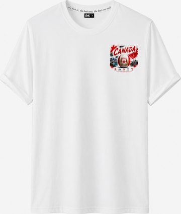 RMK Shirt 'Canada' in Weiß: Vorderseite