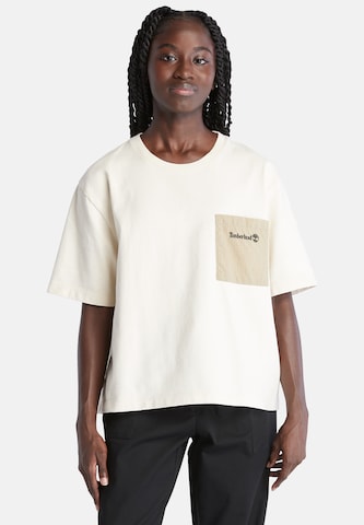 TIMBERLAND Shirt in Wit: voorkant