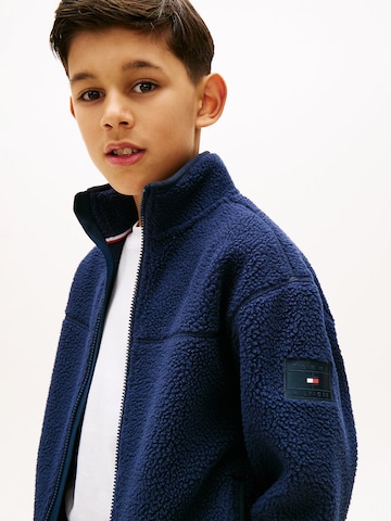 TOMMY HILFIGER Fleecejacke 'Essential' in Blau