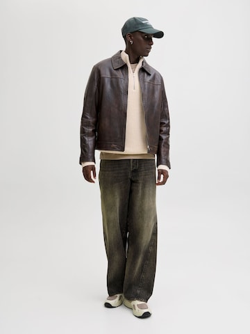 JACK & JONES Pullover in Beige