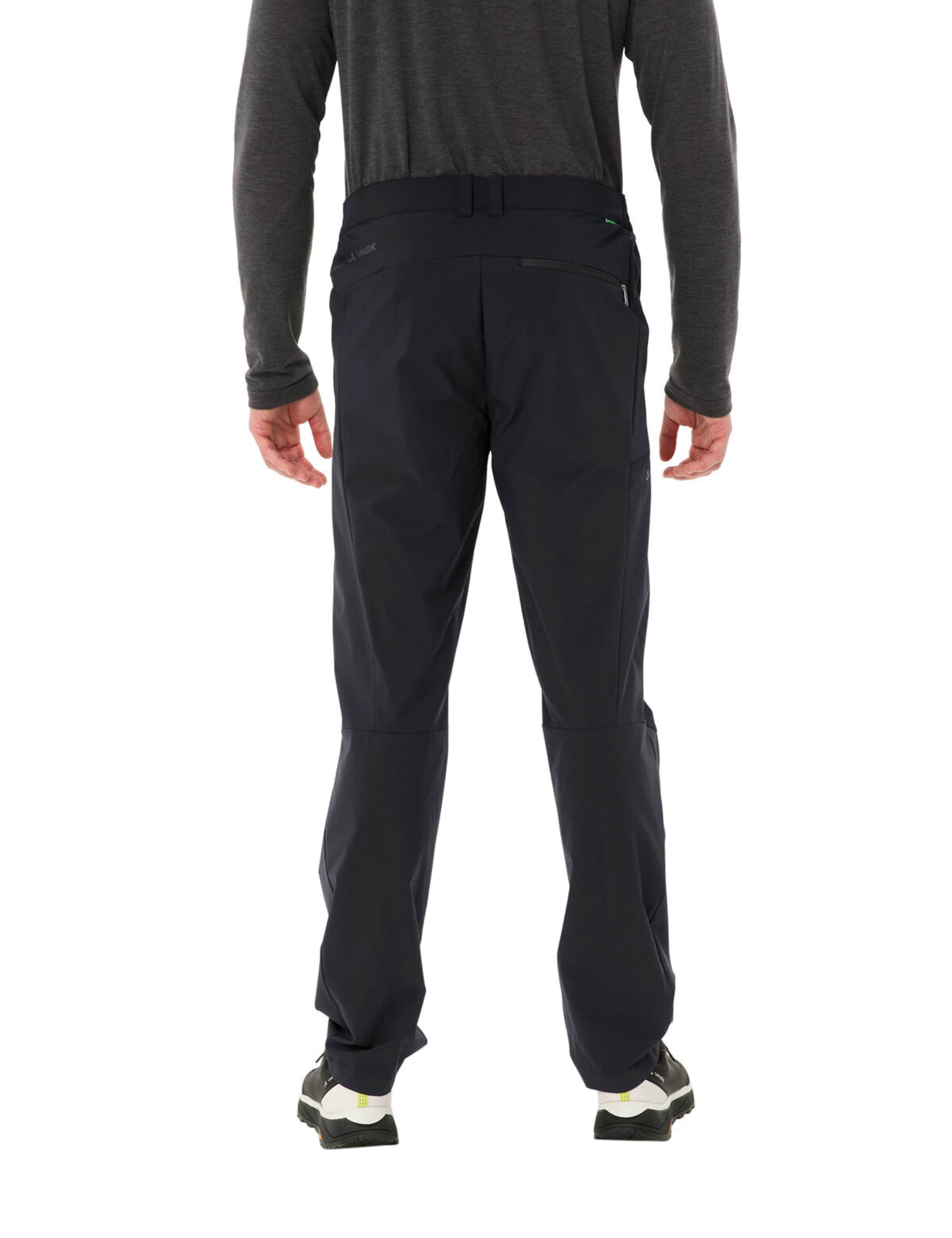 VAUDE Regular Outdoor trousers 'Farley III' in Black