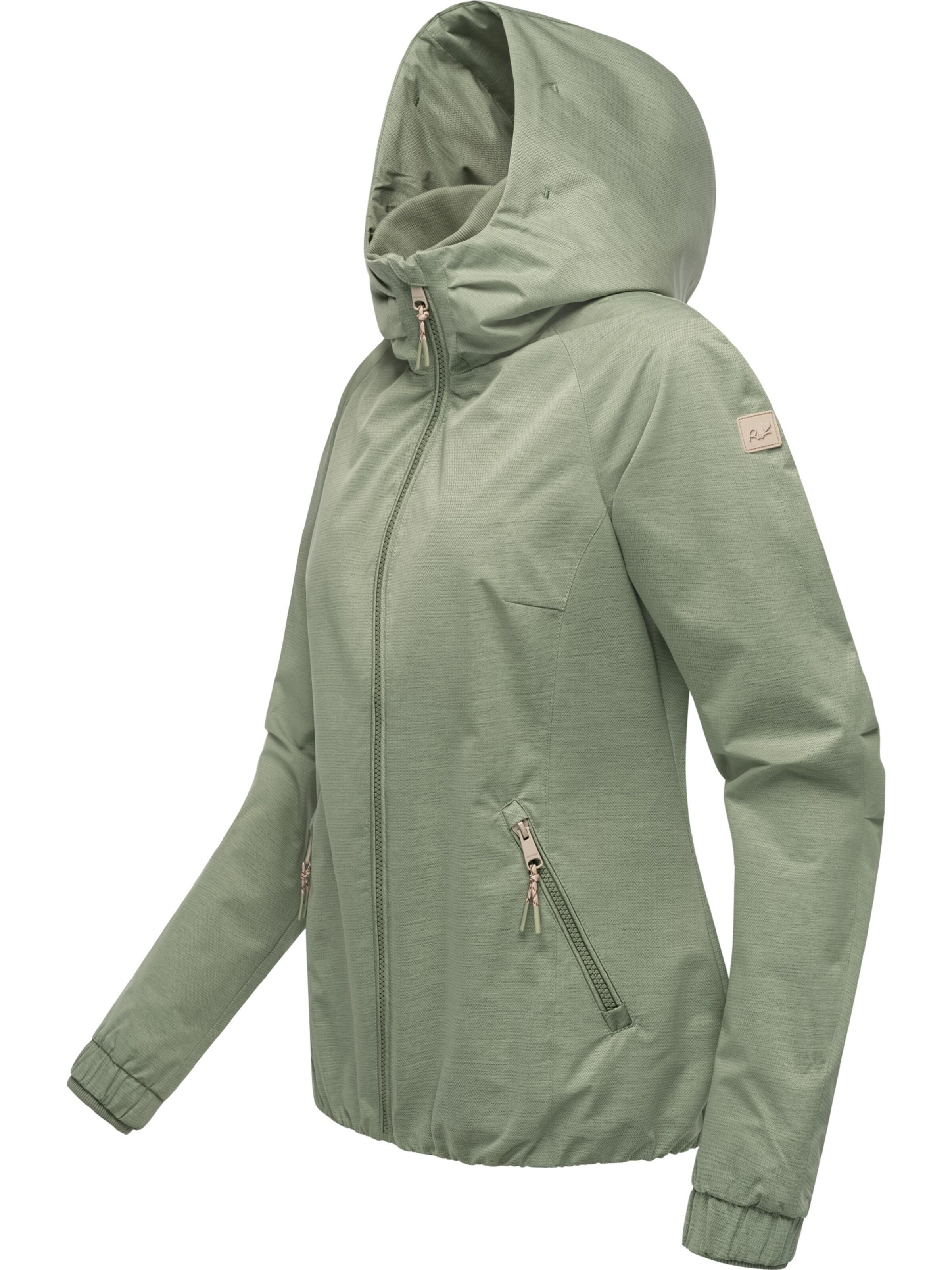 Ragwear Weatherproof jacket 'Dizzie' in Green