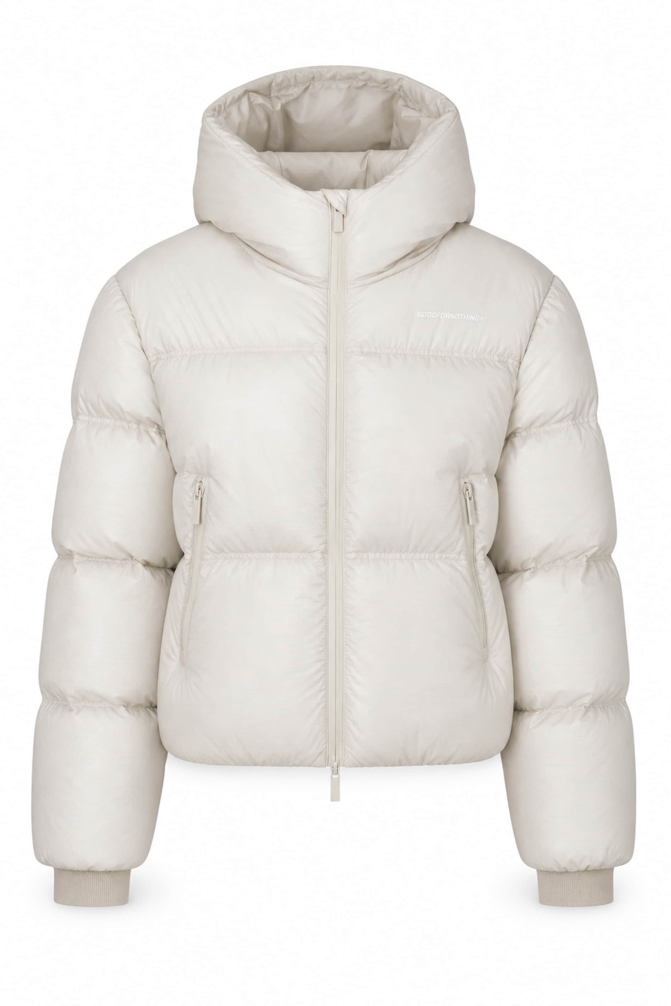 Veste d’hiver Good For Nothing en blanc : devant