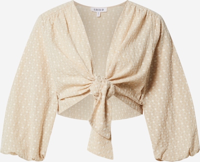 EDITED Blouse 'Tia' in Light beige / White, Item view