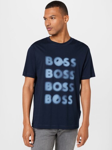 BOSS Shirt 'Teetrury' in Blue: front