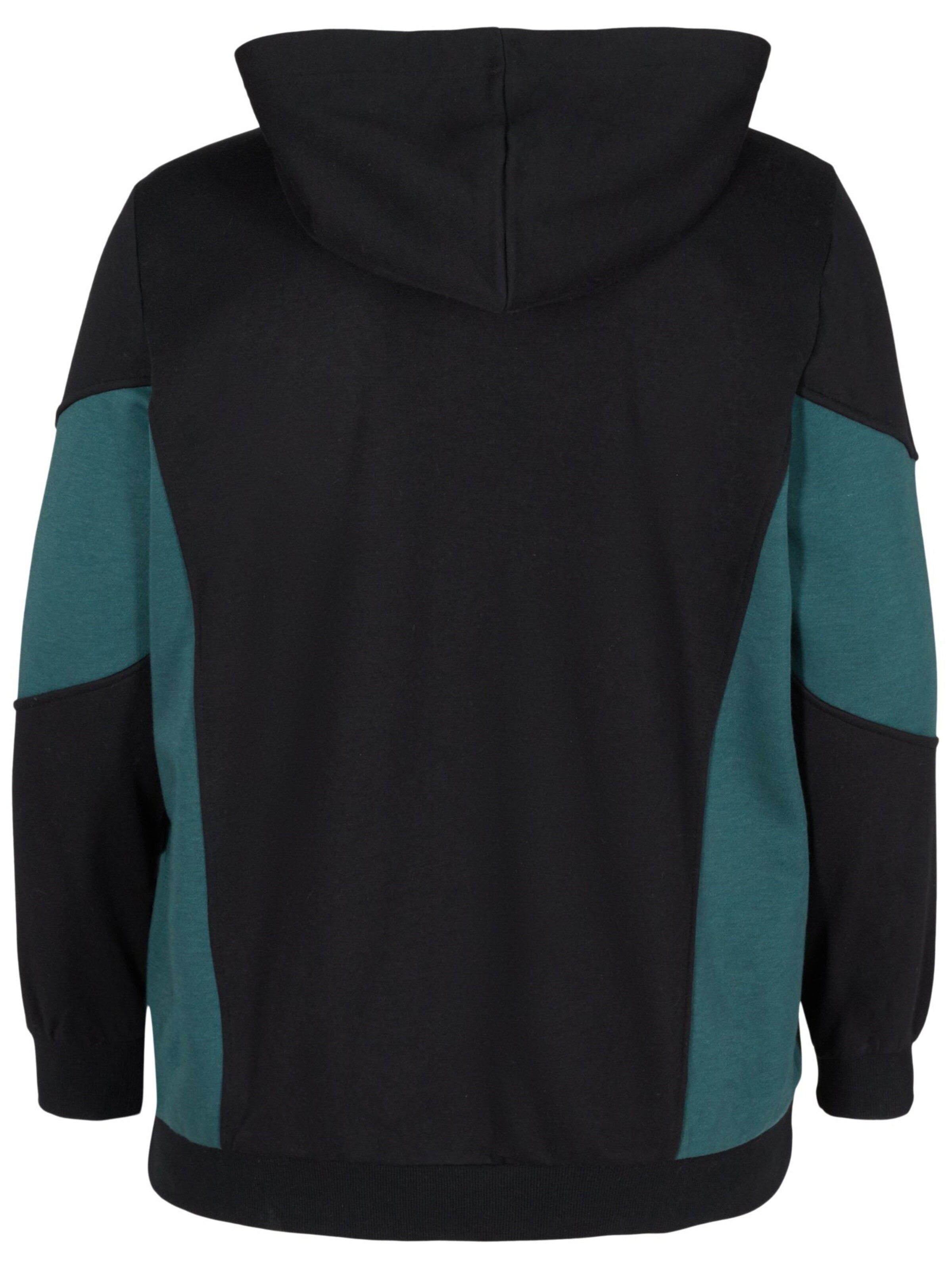 Frauen Sweat Active by Zizzi Sweatshirts 'ATEA' in Schwarz - HE32915 Frauen Sweat Active by Zizzi Sweatshirts 'ATEA' in Schwarz - HE32915