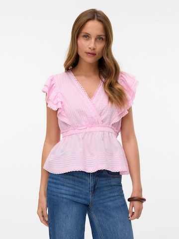 Haut 'Noir' VERO MODA en rose : devant