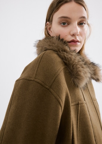 MANGO Between-Season Jacket 'Bird' in Brown