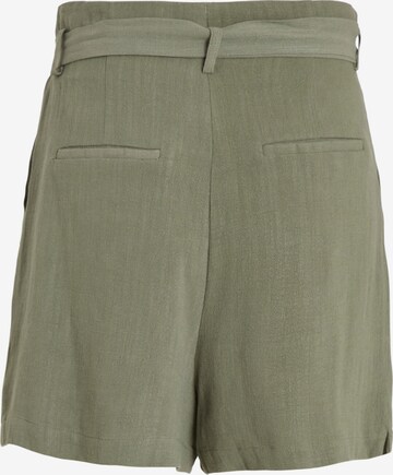 VILA Loose fit Pleat-Front Pants 'Filia' in Green