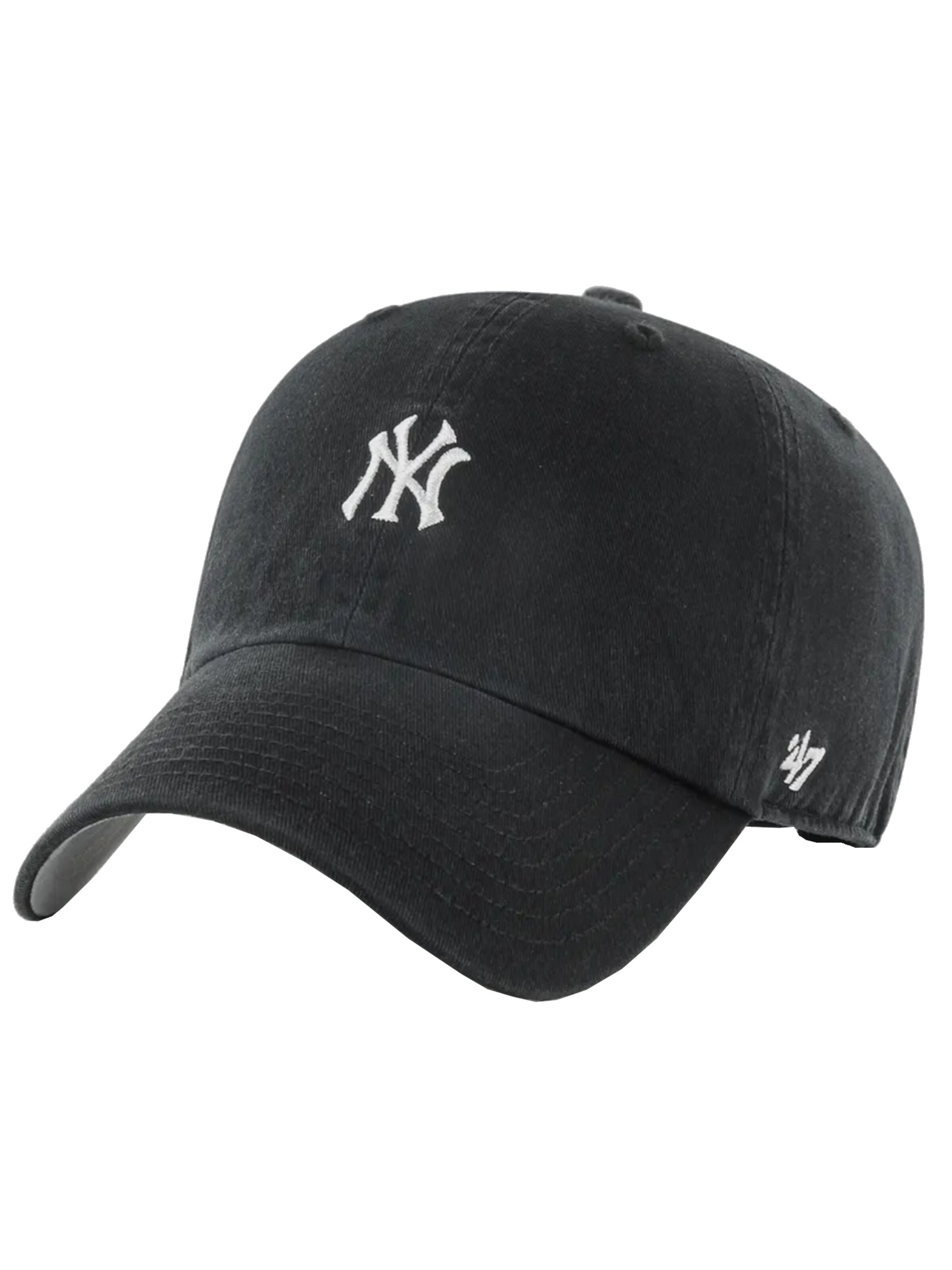 47 Cap '47 Brand MLB New York Yankees Base' in Black: front