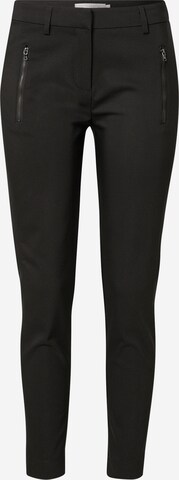 Fransa Slim fit Trousers 'Zapant' in Black: front