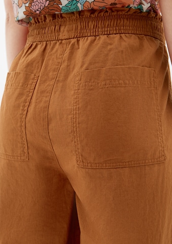 Loosefit Pantalon QS en marron