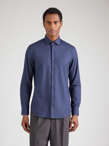 Slim fit Camicia di Michael Kors in blu: frontale