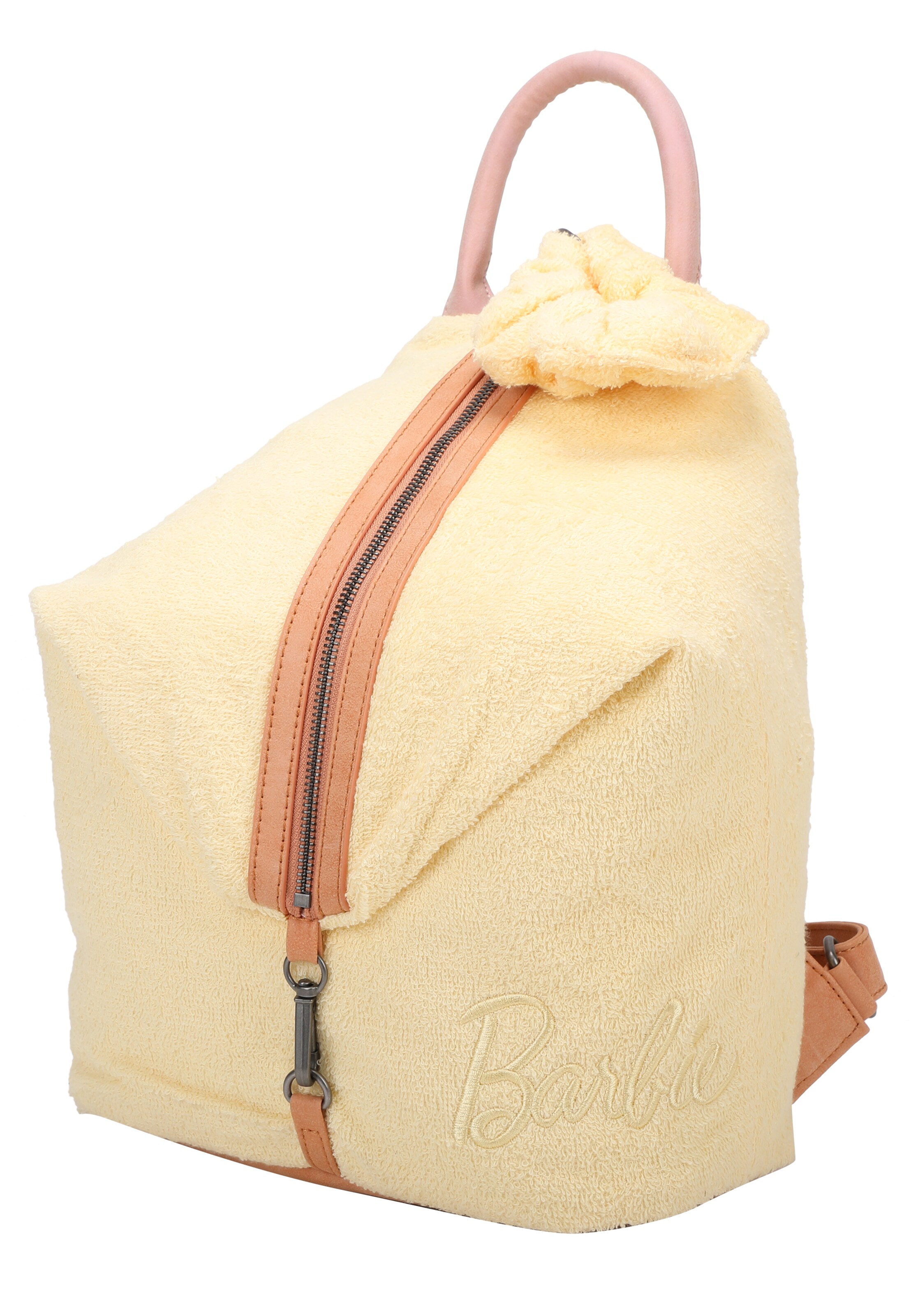 Fritzi aus Preußen Rucksack 'Marit Frottee Limited Barbie' in Gelb