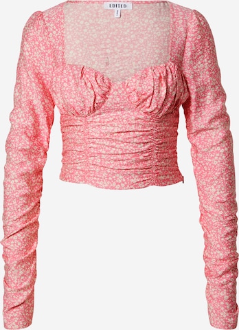 EDITED Shirts 'Giorgina' i pink: forside