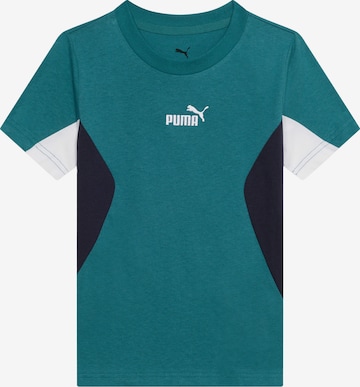 PUMA Toiminnallinen paita 'ESS BLOCK' värissä vihreä: etupuoli