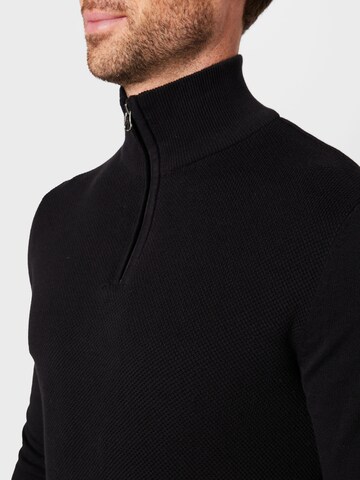 TOM TAILOR Pullover in Schwarz