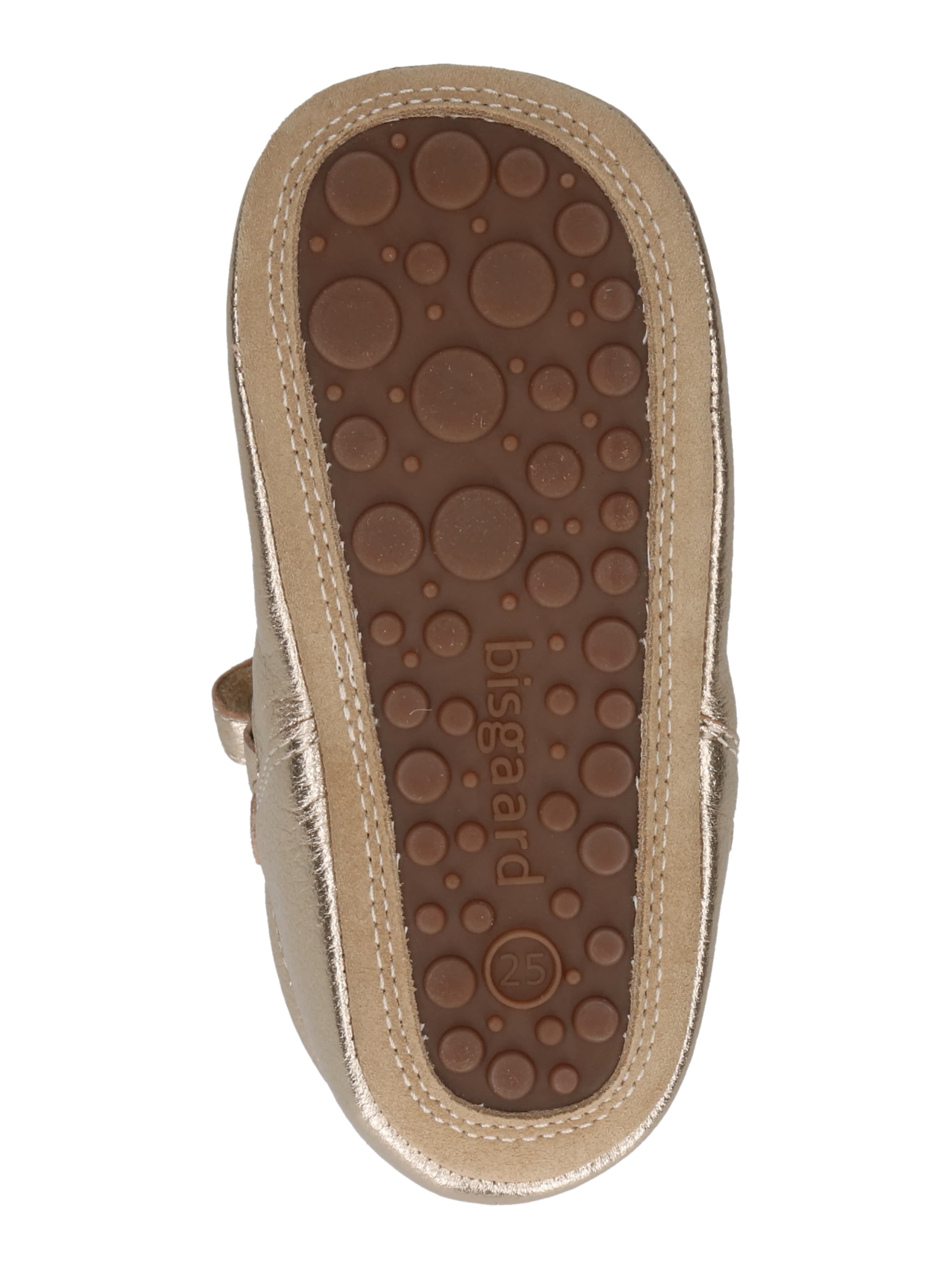 BISGAARD - Sapato de primeiros passos em ouro