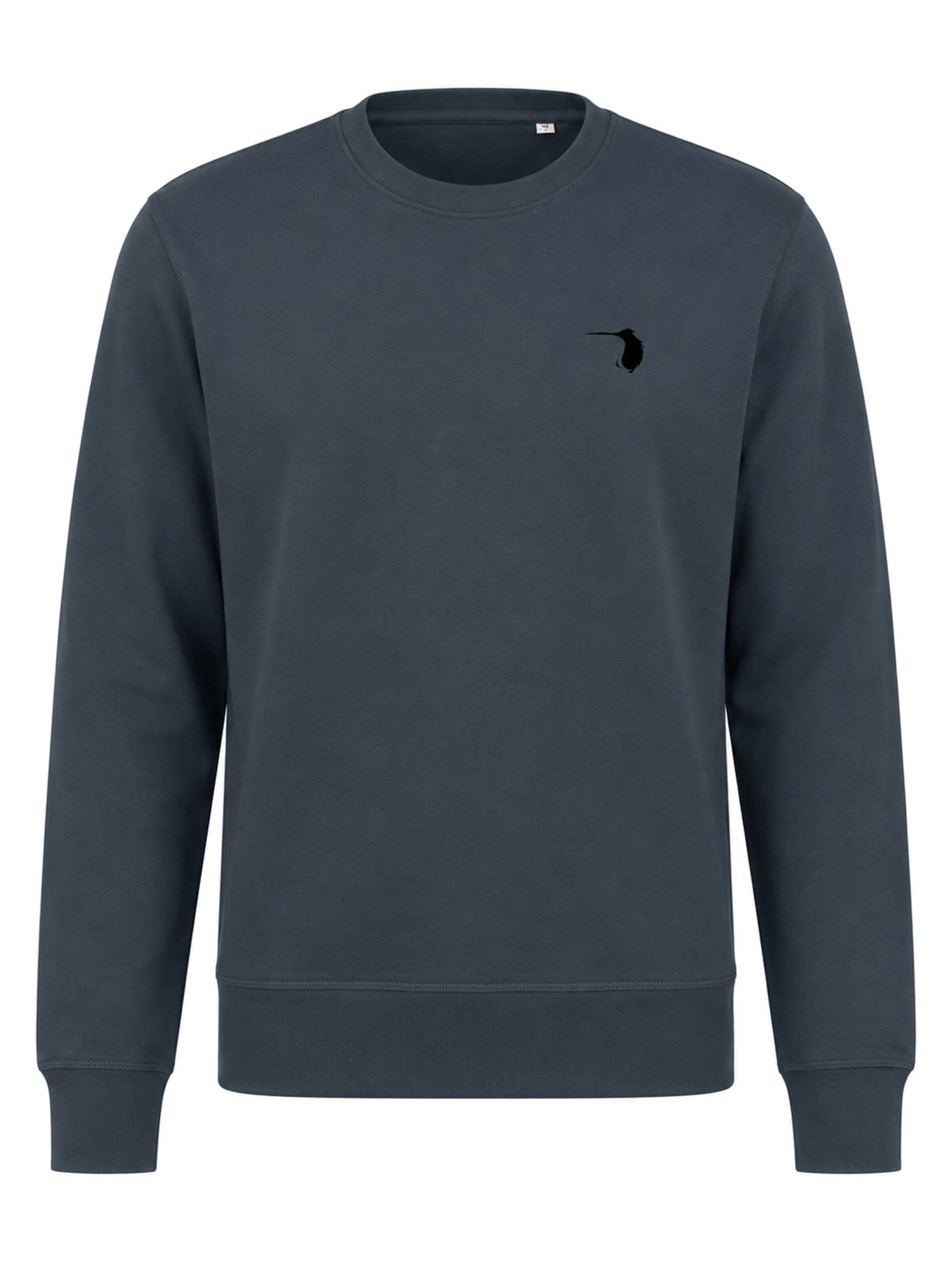 Rednib Sweatshirt 'Crew Stitch' in Grey: front