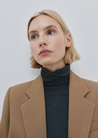 MANGO Blazer 'Osaka' in Brown