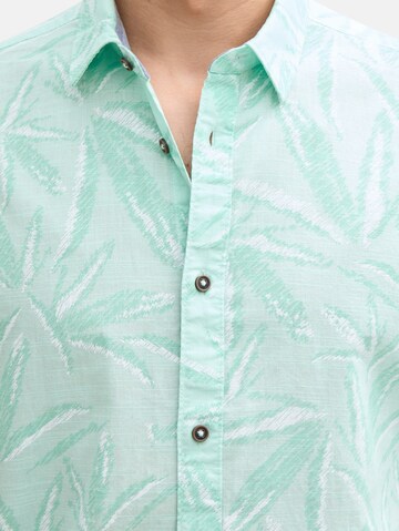 Fit confort Chemise TOM TAILOR en vert