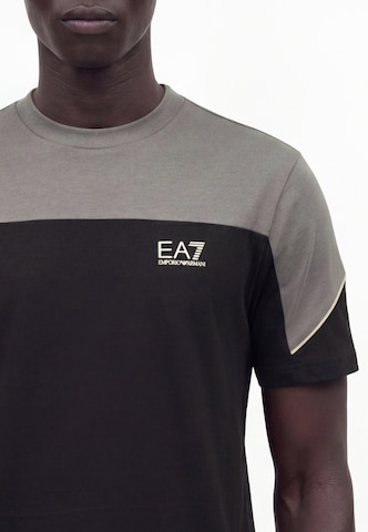 EA7 Emporio Armani Футболка 'TRAIN ATHLETIC' в Черный: спереди