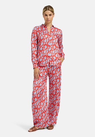 Milano Italy Blouse in Red