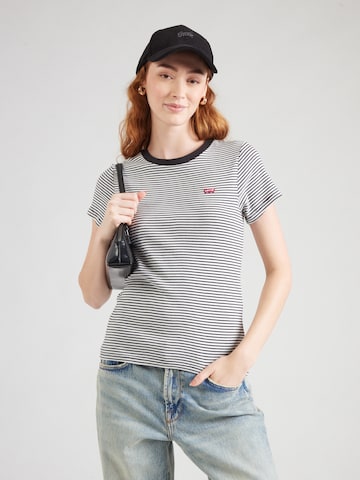 LEVI'S ® Тениска 'ESSENTIAL' в черно: отпред