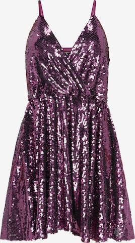 Robe faina en violet : devant
