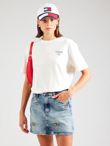 Tommy Jeans T-Shirt 'PREP LUXE 2' in Weiß