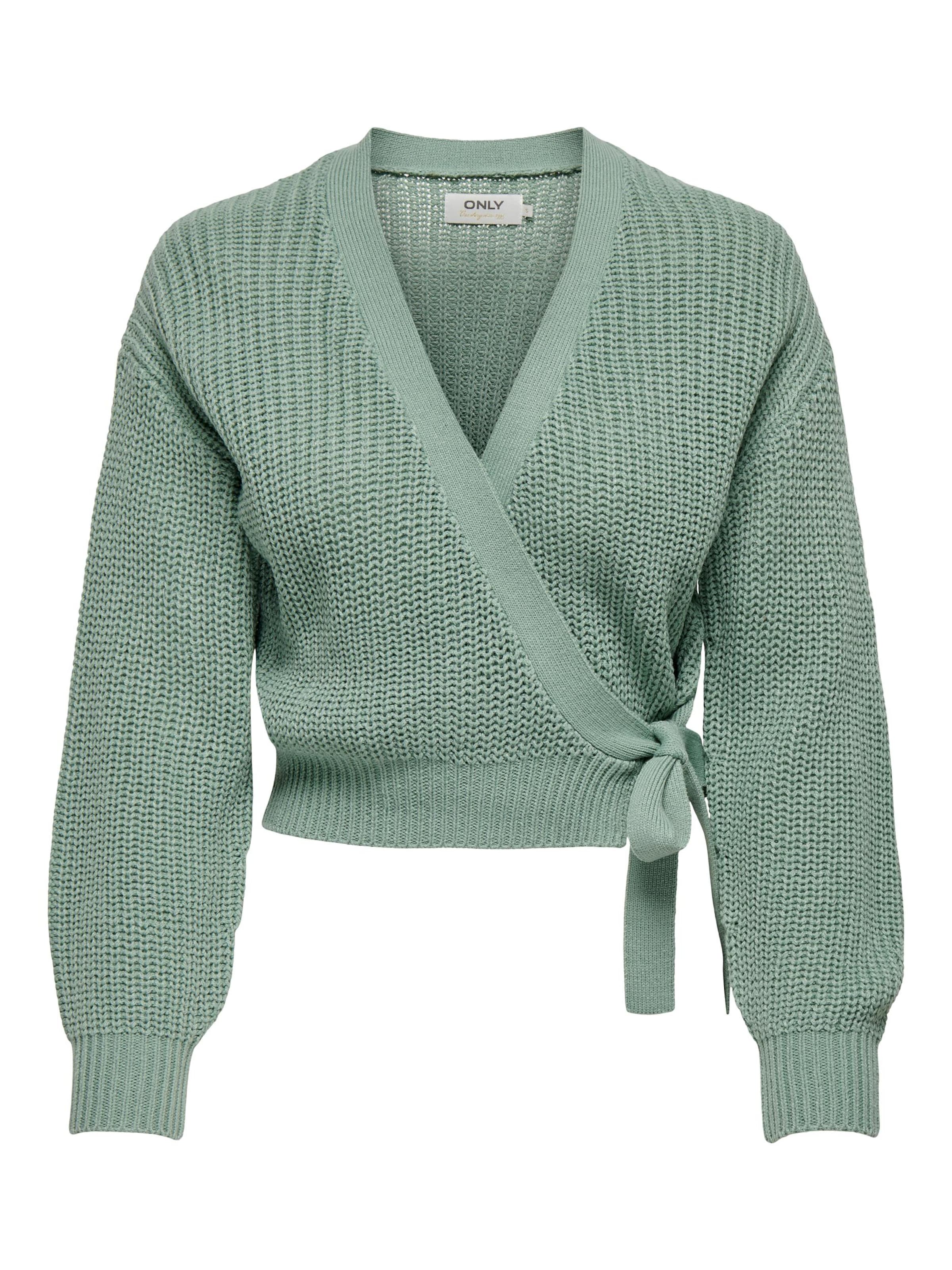 ONLY Knit cardigan 'ONLBreda' in Green: front