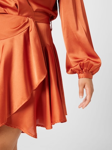 Nasty Gal Plus Dress in Orange