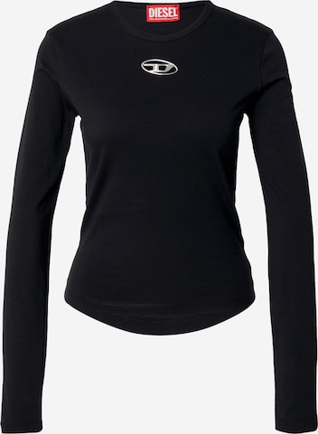 melns DIESEL T-Krekls: no priekšpuses