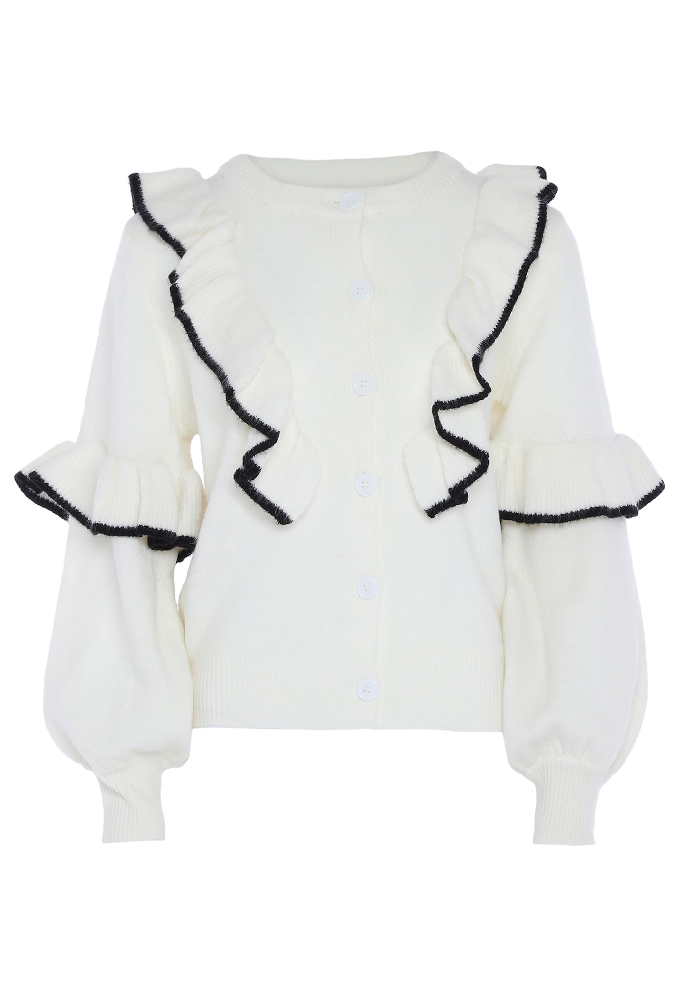 aleva Свитер 'Lazy' в Белый: спереди