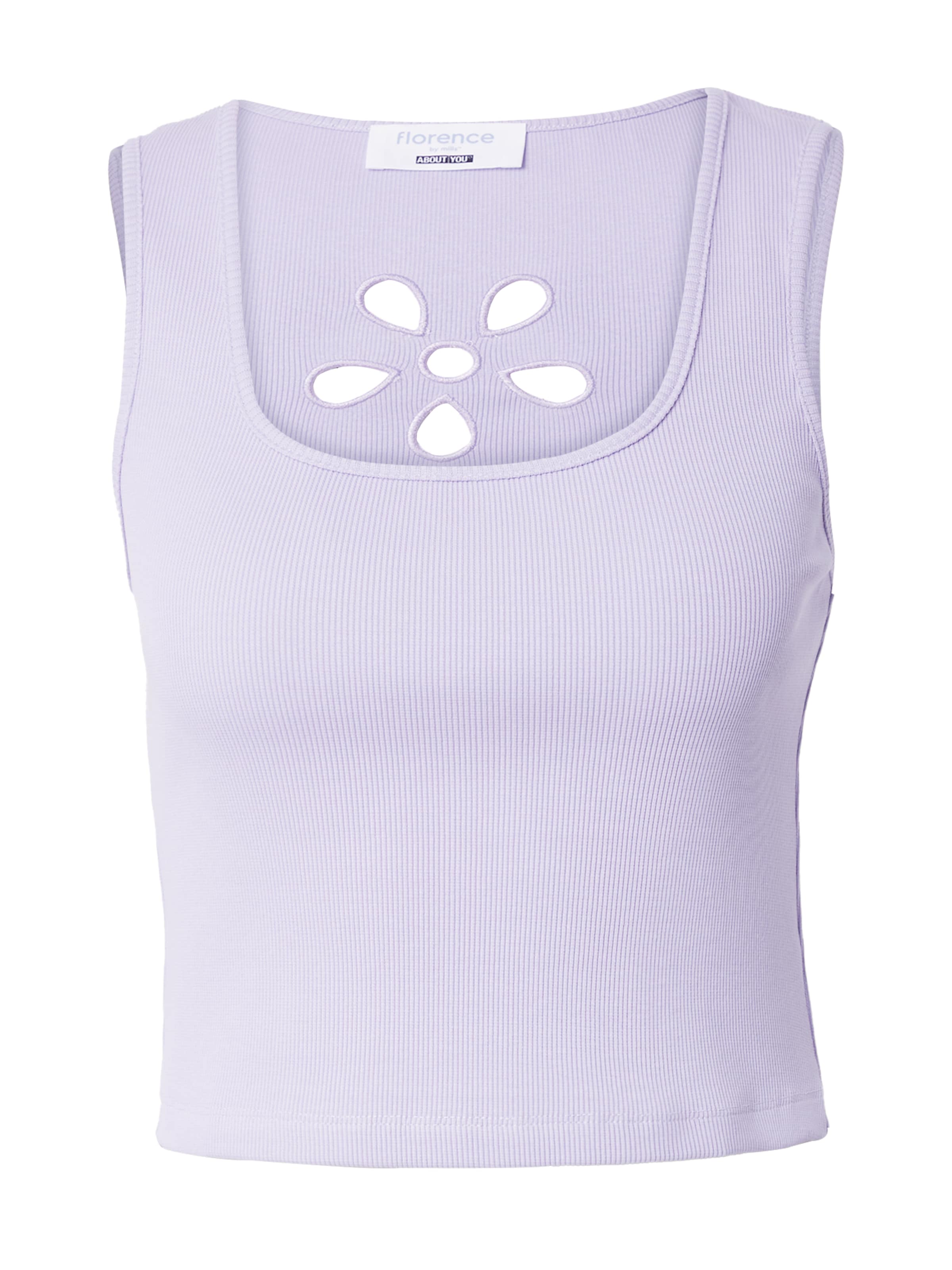 florence by mills exclusive for ABOUT YOU Top 'Mixed Berries' en lila claro, Vista del producto