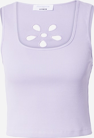 florence by mills exclusive for ABOUT YOU Top 'Mixed Berries' in Purple: front