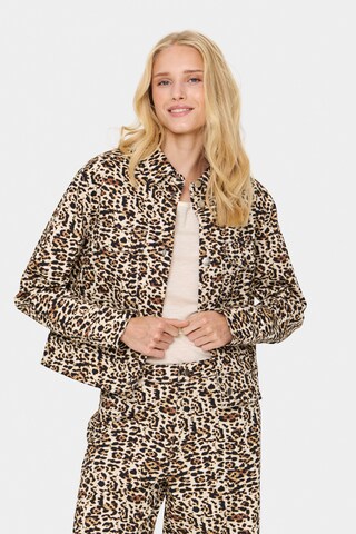SAINT TROPEZ Übergangsjacke 'Zeeka' in Beige: Vorderseite