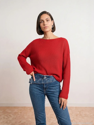 Dilvin - Pullover 'Pullover' em vermelho: frente