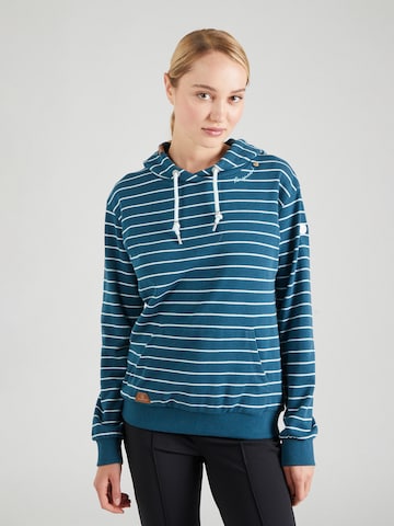 Ragwear Sweatshirt 'HAPPIER' i blå: framsida